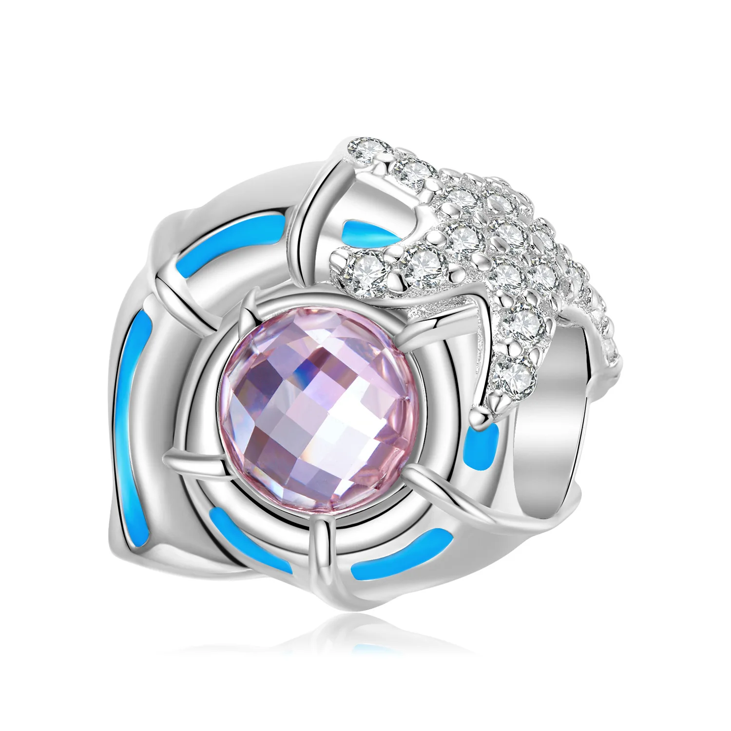 Real 925 Sterling Silver Charm Original The Pink Zircon Conch Bracelet Ocean Series DIY Bead Charms for Jewelry Making Gifts
Real 925 Sterling Silver Charm Original The Pink Zircon Conch Bracelet Ocean Series DIY Bead Charms for Jewelry Making Gifts