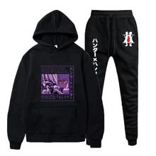 Anime Hunter x Hunter Tracksuits Hoodies and Pants Two Pieces Set Spring Autumn Sweatshirt Solid Color Pullover Suit Unisex
Anime Hunter x Hunter Tracksuits Hoodies and Pants Two Pieces Set Spring Autumn Sweatshirt Solid Color Pullover Suit Unisex
