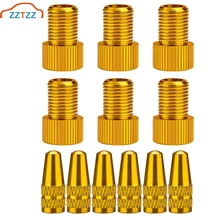 6PC Presta Valve Adaptors and Presta Tire Valve Cap Convert Presta to Schrader Adapter for Bike Inflate Tire Using Standard Pump
6PC Presta Valve Adaptors and Presta Tire Valve Cap Convert Presta to Schrader Adapter for Bike Inflate Tire Using Standard Pump
