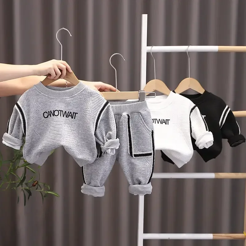Spring Autumn Children Baby Boys Girls Clothes Cotton strips Hoodies Pants 2Pcs/set Infant Kid Fashion Toddler Casual Tracksuit
Spring Autumn Children Baby Boys Girls Clothes Cotton strips Hoodies Pants 2Pcs/set Infant Kid Fashion Toddler Casual Tracksuit