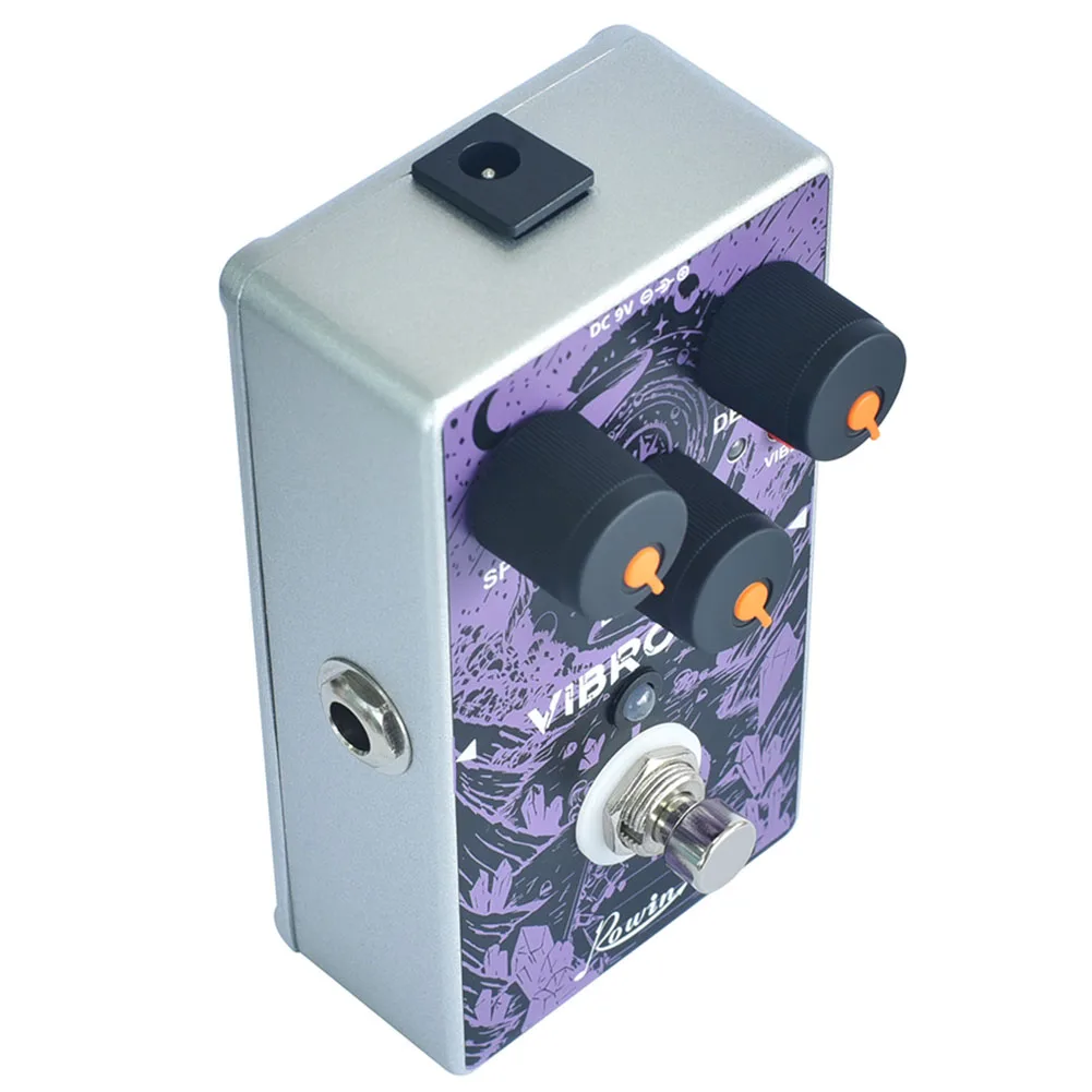 Durable Effect Pedal Rowin Vibe Guitar Effect Pedal Parts Purple True Bypass Chorus Tremolo For Electric Guitar
Durable Effect Pedal Rowin Vibe Guitar Effect Pedal Parts Purple True Bypass Chorus Tremolo For Electric Guitar