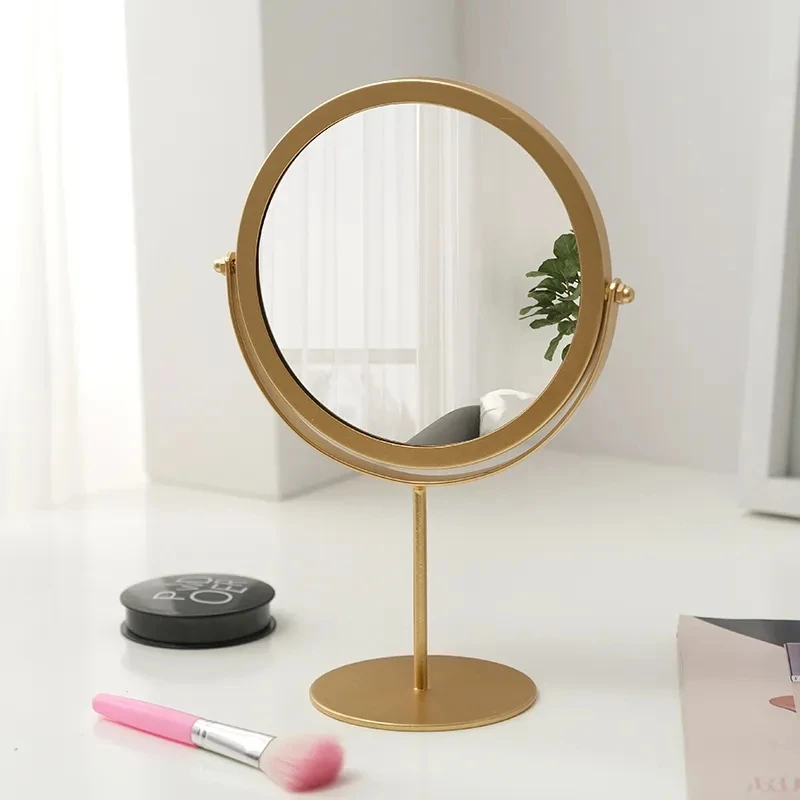 Makeup Mirror Light luxury retro European metal gold home desktop desktop square round mirror mirror dormitory makeup mirror
Makeup Mirror Light luxury retro European metal gold home desktop desktop square round mirror mirror dormitory makeup mirror