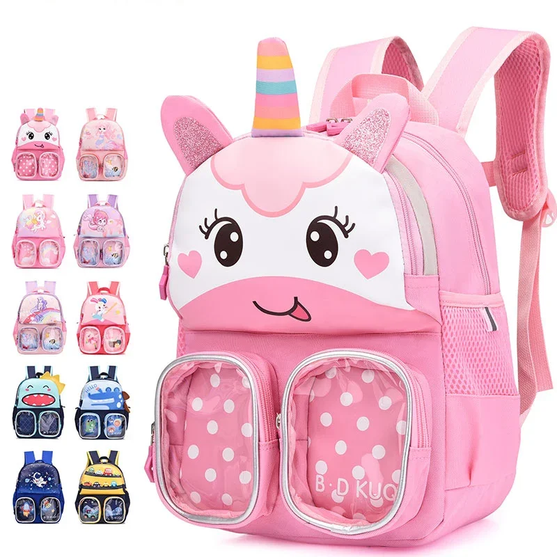 

Children Schoolbags for Girls Boy Children Backpack Kindergarten Cartoon Dinosaur School Bag Kids Satchel Knapsack Mochila