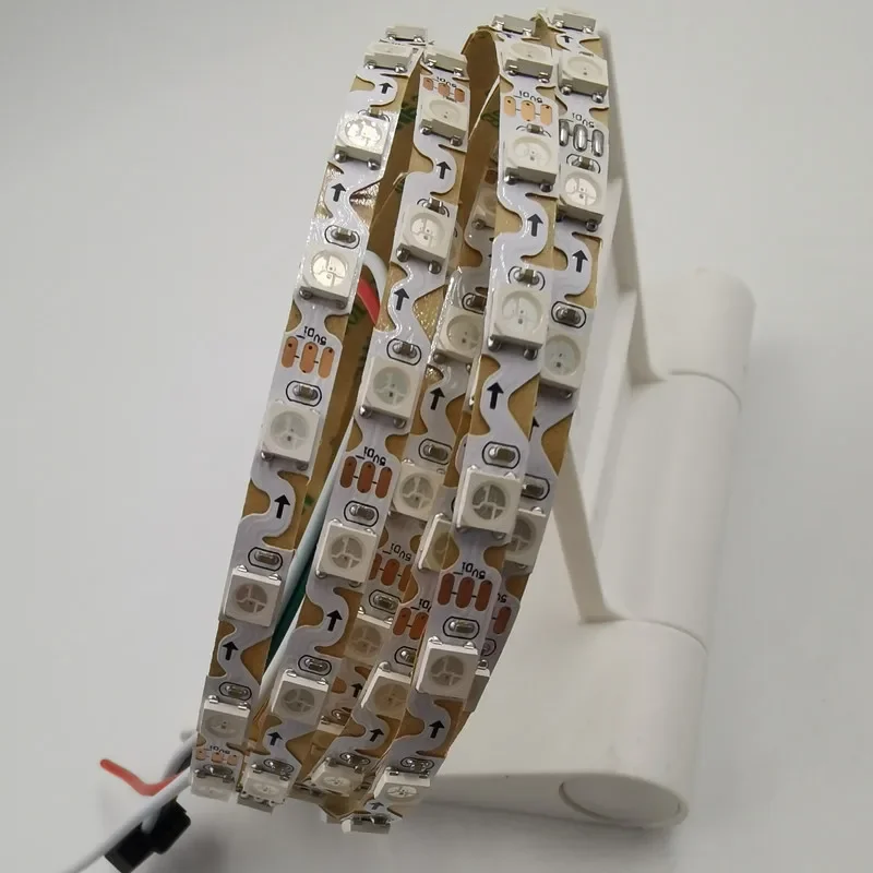 WS2812B S Shape Narrow 5mmPCB 60Led RGB Pixel Led Strip light Foldable Addressable SK6812 IC MINI Pixel Stripe 5V 1/2/4/5m
WS2812B S Shape Narrow 5mmPCB 60Led RGB Pixel Led Strip light Foldable Addressable SK6812 IC MINI Pixel Stripe 5V 1/2/4/5m