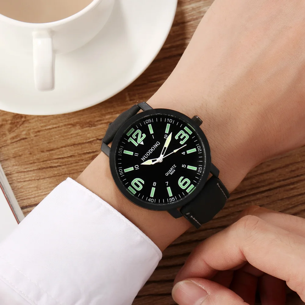 Fashion Men Watches Leisure College Style Mens Quartz Watch Luminous Hands Male Clock Big Dial Casual Mans Wristwatch
Fashion Men Watches Leisure College Style Mens Quartz Watch Luminous Hands Male Clock Big Dial Casual Mans Wristwatch