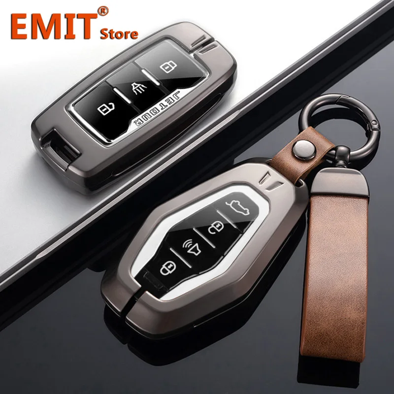 Zinc Alloy Leather Car Remote Key Case for Chery Jetour X70 X90 X95 Plus Coupe Keychain Protector Cover Shell Holder Accessories
Zinc Alloy Leather Car Remote Key Case for Chery Jetour X70 X90 X95 Plus Coupe Keychain Protector Cover Shell Holder Accessories