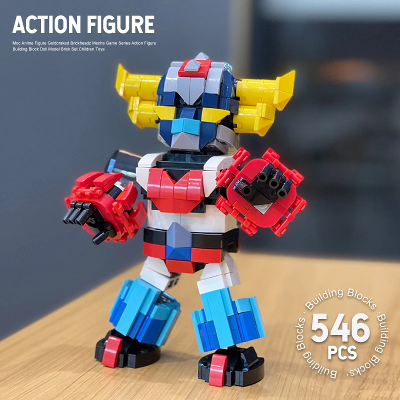 Конструктор игрушечный Moc Robot, аниме фигурка голдохтера, технический Конструктор из фильма «мейча», детская игрушка, подарок для детей
Конструктор игрушечный Moc Robot, аниме фигурка голдохтера, технический Конструктор из фильма «мейча», детская игрушка, подарок для детей