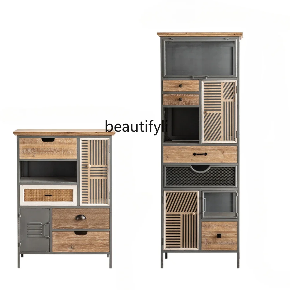 American Industrial Style Vintage Distressed Wrought Iron Chest of Drawers Storage Cabinet Decorative Display Cabinet
American Industrial Style Vintage Distressed Wrought Iron Chest of Drawers Storage Cabinet Decorative Display Cabinet