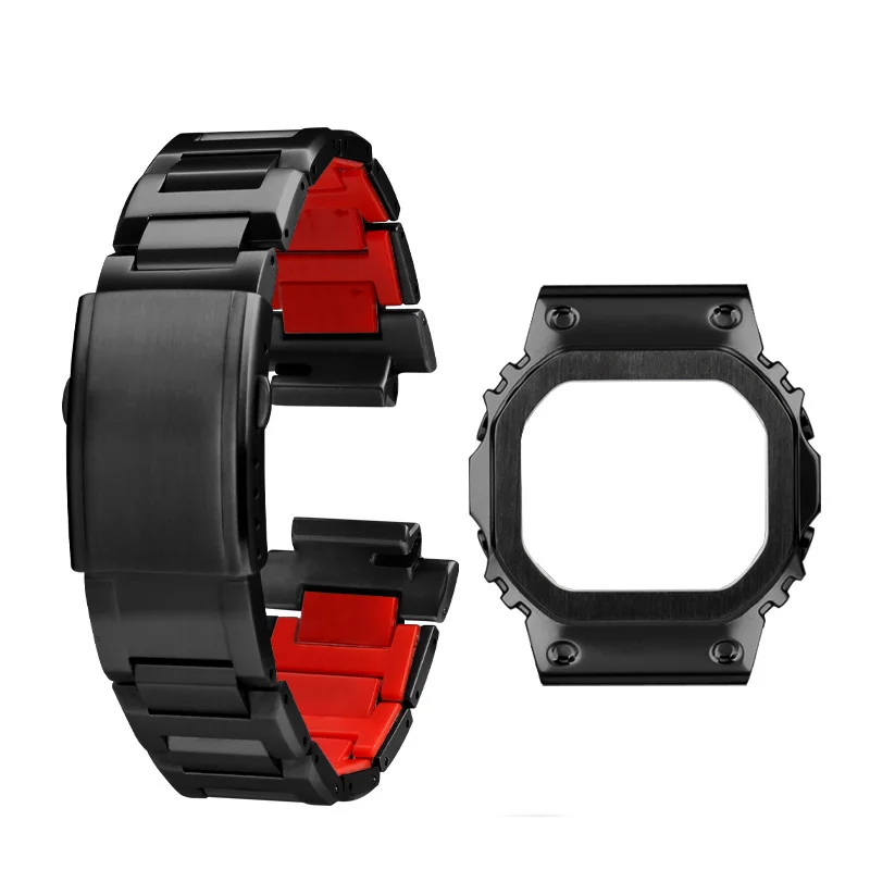 NEW Refit Adapting to Casio DW5600/5610 GW-B5600 Watchbands Bezel Strap Set Watchband Metal/Case black band With Tools
NEW Refit Adapting to Casio DW5600/5610 GW-B5600 Watchbands Bezel Strap Set Watchband Metal/Case black band With Tools