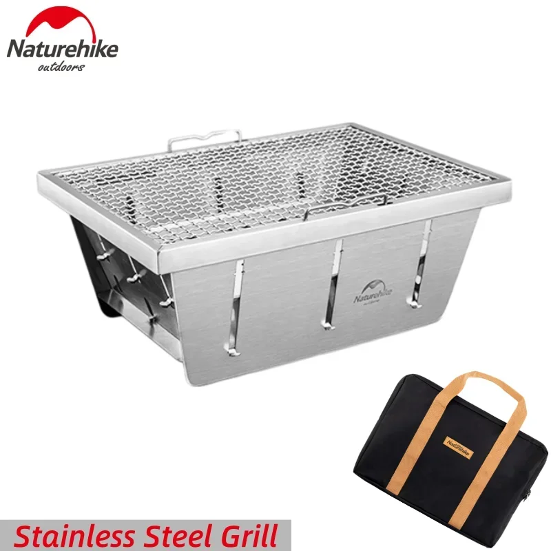 Naturehike-Portable Stainless Steel Folding Barbecue Grill, Small Outdoor Stove, Household Charcoal, L
Naturehike-Portable Stainless Steel Folding Barbecue Grill, Small Outdoor Stove, Household Charcoal, L