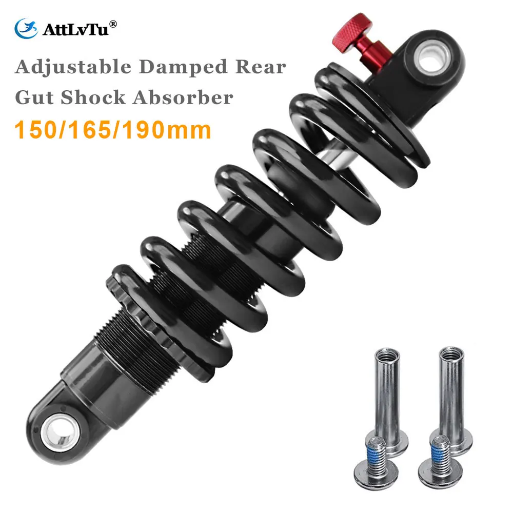 Задний Амортизатор для Горного Велосипеда 150/165/190 Мм, Пружинная Амортизация, Регулируемая Гидравлическая Амортизация
Задний Амортизатор для Горного Велосипеда 150/165/190 Мм, Пружинная Амортизация, Регулируемая Гидравлическая Амортизация