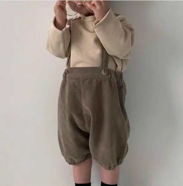 Infants New Baby Rompers Korean Corduroy Cotton Versatile Strap Shorts Baby Girl Boy Cute One-piece Suspender Romper Overall
Infants New Baby Rompers Korean Corduroy Cotton Versatile Strap Shorts Baby Girl Boy Cute One-piece Suspender Romper Overall
