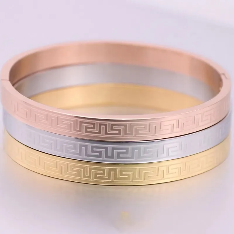 New Stainless Steel Carving Pattern Bracelet Gold Silver Rose Gold Color Cuff Bangle Woman Jewelry Gift Daily Wear 5 Mallzona S59fc4f13f0734652bbb3f6cbf9410834q New Stainless Steel Carving Pattern Bracelet Gold Silver Rose Gold Color Cuff Bangle Woman Jewelry Gift Daily Wear Mallzona