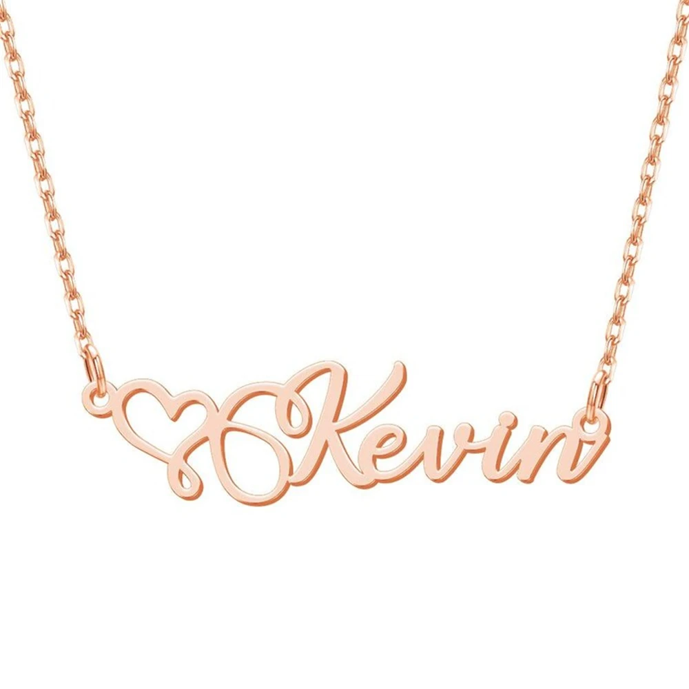 Custom Name Necklace Customized Stainless Steal Heart Pendant Jewelry Women Y2K Fashion Personalized Nameplate Collar Chain
Custom Name Necklace Customized Stainless Steal Heart Pendant Jewelry Women Y2K Fashion Personalized Nameplate Collar Chain