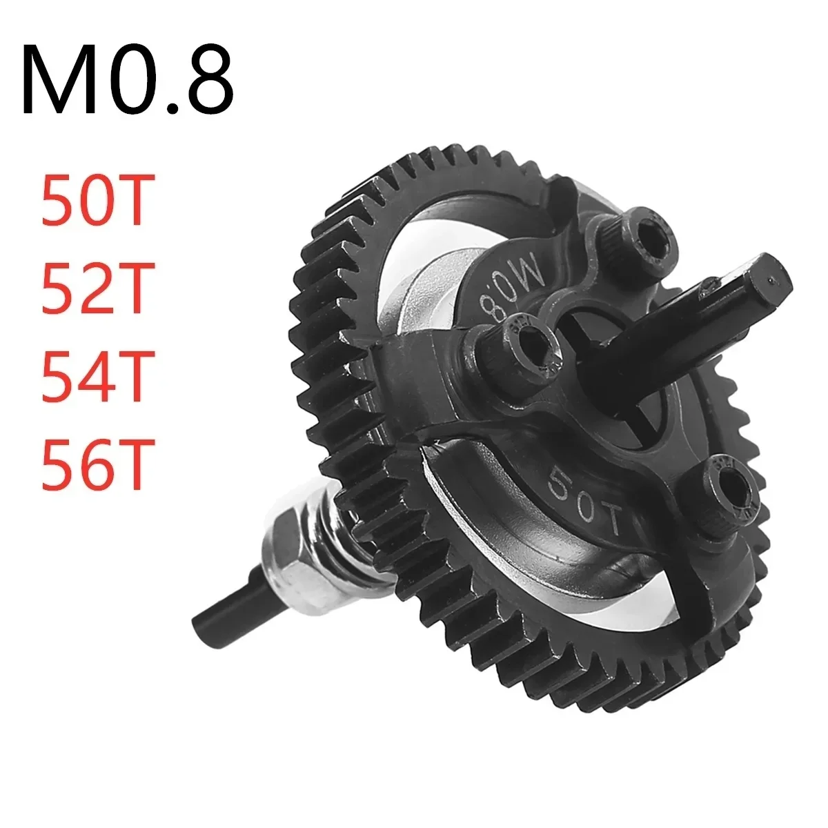 007RC металлическая сталь M0.8 50T 52T 54T 56T прямая Шестерня сцепление для тапочек 6766 для 1/10 Traxxas Ford Fiesta Telluride 4X4 обновленный Радиоуправляемый автомобиль
007RC металлическая сталь M0.8 50T 52T 54T 56T прямая Шестерня сцепление для тапочек 6766 для 1/10 Traxxas Ford Fiesta Telluride 4X4 обновленный Радиоуправляемый автомобиль