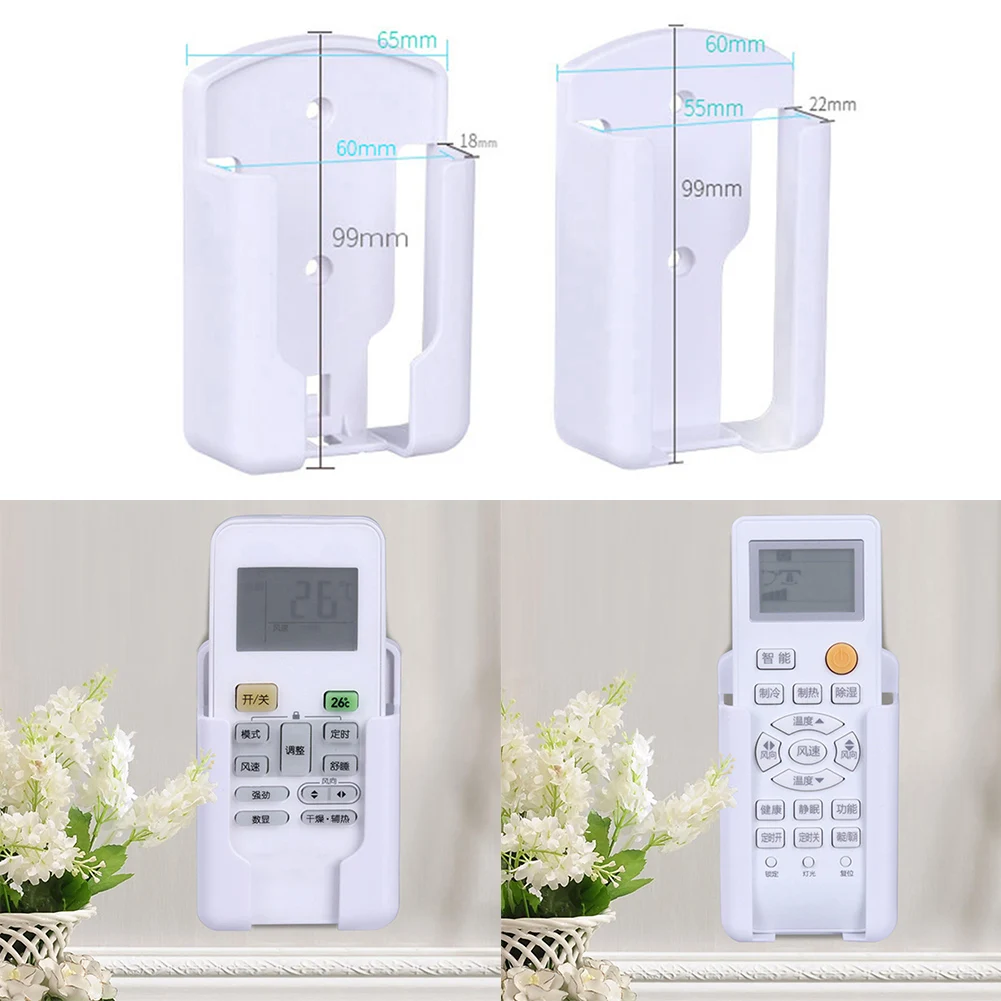 Universal Wall Mounted Remote Holder White Air Conditioner Remote Control Phone Plug Stand Shelf Adhesive Box Storage
Universal Wall Mounted Remote Holder White Air Conditioner Remote Control Phone Plug Stand Shelf Adhesive Box Storage