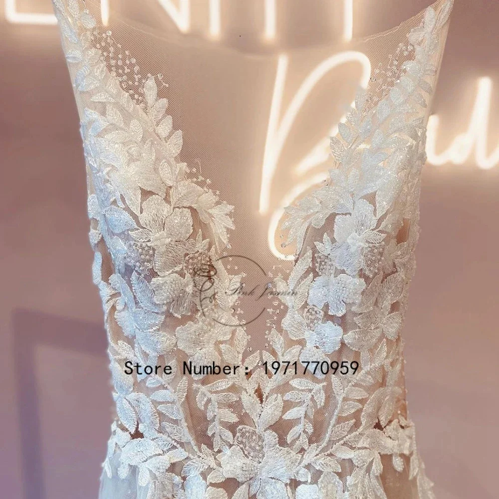 

Glitter Beading Wedding Dresses For Women Gorgeous Applique Elegant Bridal Gown Button Back Court Train vestidos de novia 2024