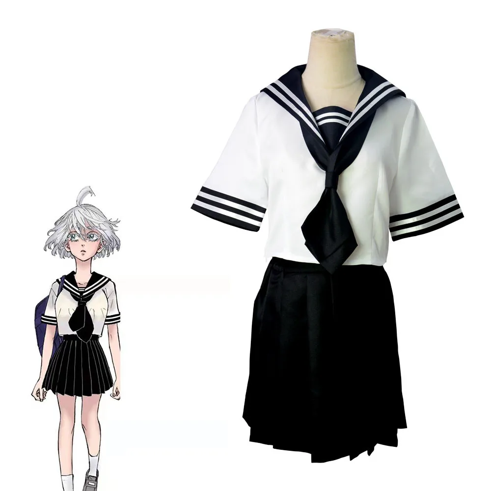 Senju Kawaragi Cosplay Costume Anime Tokyo Revengers Brahman Skirt Suit Girls Women Sailor School Uniform JK Dress
Senju Kawaragi Cosplay Costume Anime Tokyo Revengers Brahman Skirt Suit Girls Women Sailor School Uniform JK Dress