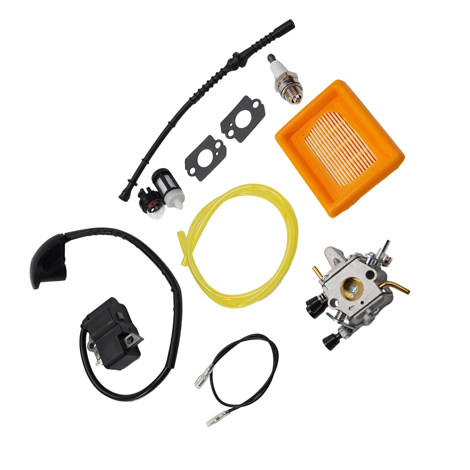 Карбюратор для STIHL FS120 FS200 FS250 FS300, фильтр с прокладкой, инструмент для катушки зажигания, детали и аксессуары для триммера
Карбюратор для STIHL FS120 FS200 FS250 FS300, фильтр с прокладкой, инструмент для катушки зажигания, детали и аксессуары для триммера