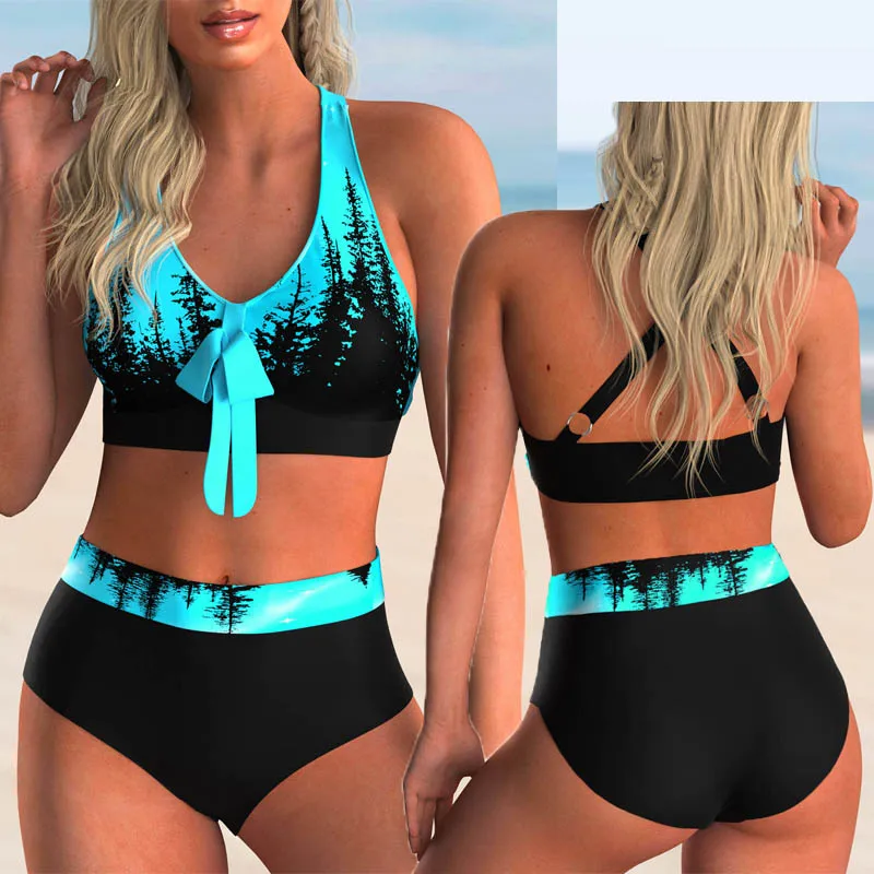 2023 New Beach Swimwear Summer Women's Fashion Tankini Swimwear Fashion Design Printed Swimwear Women's Two Piece Set Monokini
2023 New Beach Swimwear Summer Women's Fashion Tankini Swimwear Fashion Design Printed Swimwear Women's Two Piece Set Monokini