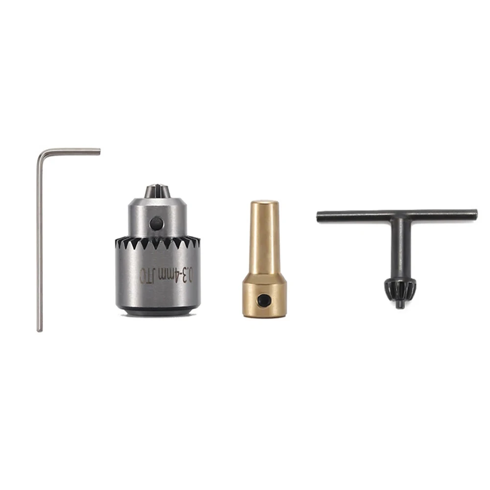 4pcs/Set Micro Motor Drill Chuck Clamping Range 0.3-4mm Taper Mounted Quick Change Chuck Electric Motor Shaft 3.17mm
4pcs/Set Micro Motor Drill Chuck Clamping Range 0.3-4mm Taper Mounted Quick Change Chuck Electric Motor Shaft 3.17mm
