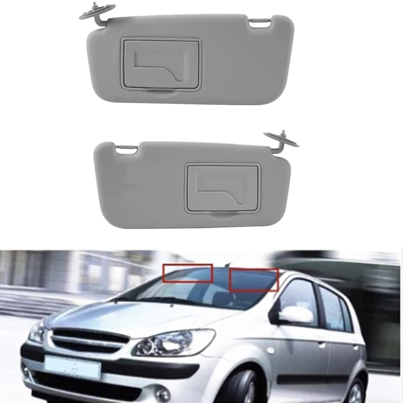 Автомобильный солнцезащитный козырек 852101C200QS 852021C200QS для HYUNDAI GETZ CLICK 2002-2012 автомобильный передний солнцезащитный козырек с зеркалом
Автомобильный солнцезащитный козырек 852101C200QS 852021C200QS для HYUNDAI GETZ CLICK 2002-2012 автомобильный передний солнцезащитный козырек с зеркалом