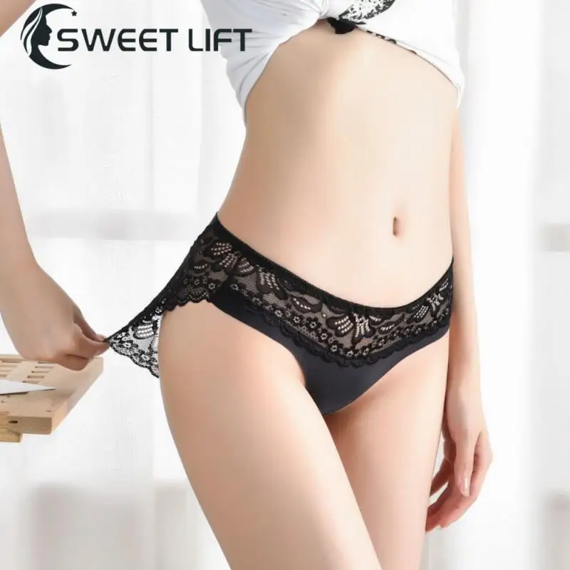 

Lingerie Seductive Delicate Floral Lace Underpants Lace Stylish Irresistible Comfortable Intricate Design Provocative Panties