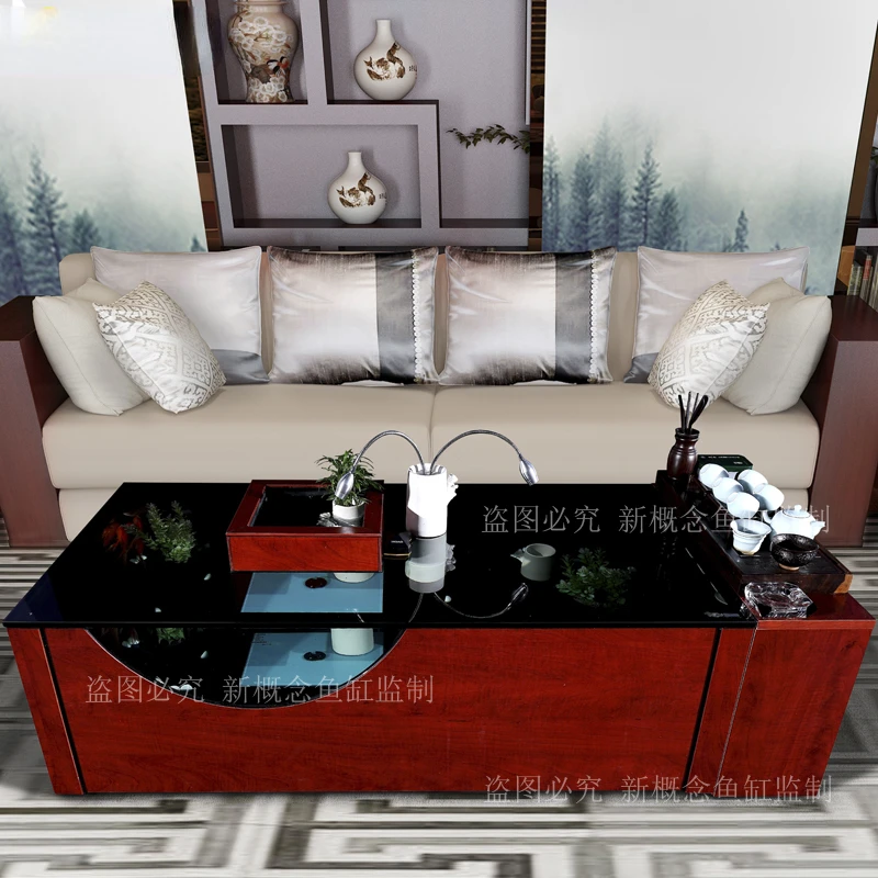Glass Coffee Table Living Room Home Creative Simple Change Water Rectangular Coffee Table Fish Tank Aquarium
Glass Coffee Table Living Room Home Creative Simple Change Water Rectangular Coffee Table Fish Tank Aquarium