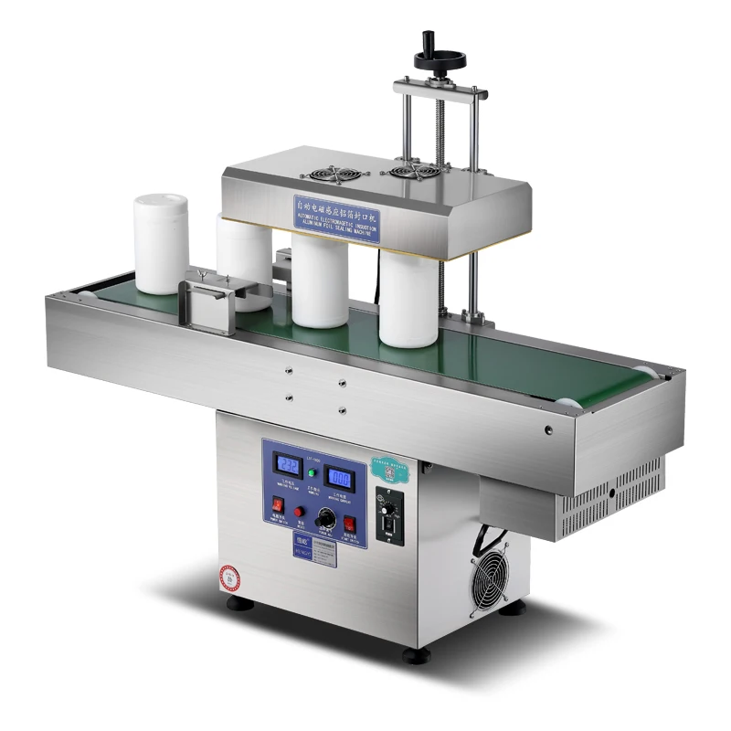 Automatic Snacks Plastic Bottle Aluminium Foil Electromagnetic Heat Continuous Induction Sealing Machine
Automatic Snacks Plastic Bottle Aluminium Foil Electromagnetic Heat Continuous Induction Sealing Machine