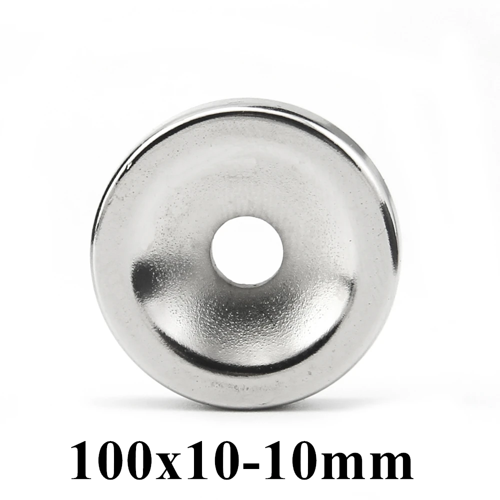 1pcs 100x10mm hole:10mm Super Strong Round Neodymium Countersunk Ring Magnets Neodymium Magnet
1pcs 100x10mm hole:10mm Super Strong Round Neodymium Countersunk Ring Magnets Neodymium Magnet