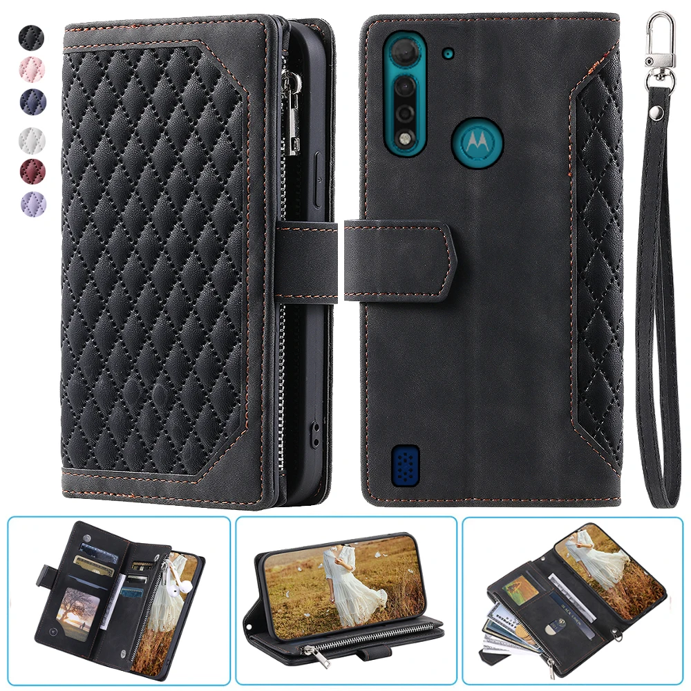MOTO G8 Power Lite Модный маленький бумажник на молнии, кожаный чехол, флип-чехол, чехол с несколькими отделениями для карт, чехол-книжка с ремешком на запястье
MOTO G8 Power Lite Модный маленький бумажник на молнии, кожаный чехол, флип-чехол, чехол с несколькими отделениями для карт, чехол-книжка с ремешком на запястье