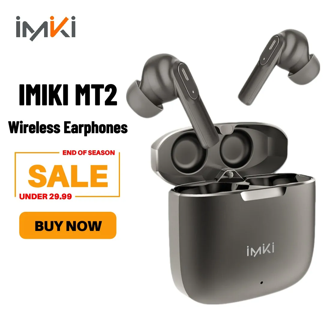 IMIKI MT2 TWS Беспроводные наушники Мужские наушники Bluetooth Наушники для видеоигр Гарнитура Hi-Fi с сенсорным управлением Стерео спортивные наушники
IMIKI MT2 TWS Беспроводные наушники Мужские наушники Bluetooth Наушники для видеоигр Гарнитура Hi-Fi с сенсорным управлением Стерео спортивные наушники