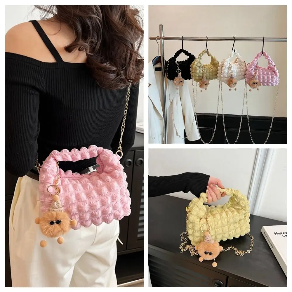 Lattice Bubble Shoulder Bag Lightweight Fold Plaid Fold Cloud Underarm Bag Mini Tote Bag Crossbody Bag Outdoor
Lattice Bubble Shoulder Bag Lightweight Fold Plaid Fold Cloud Underarm Bag Mini Tote Bag Crossbody Bag Outdoor