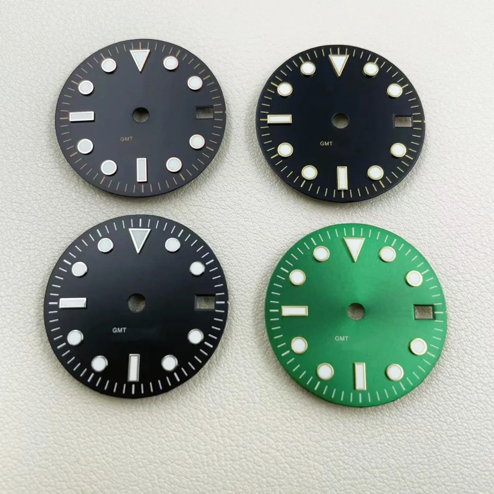 Watch accessories NH34movement literal green luminous mechanical watch NH35 dial diameter 28.5mm
Watch accessories NH34movement literal green luminous mechanical watch NH35 dial diameter 28.5mm