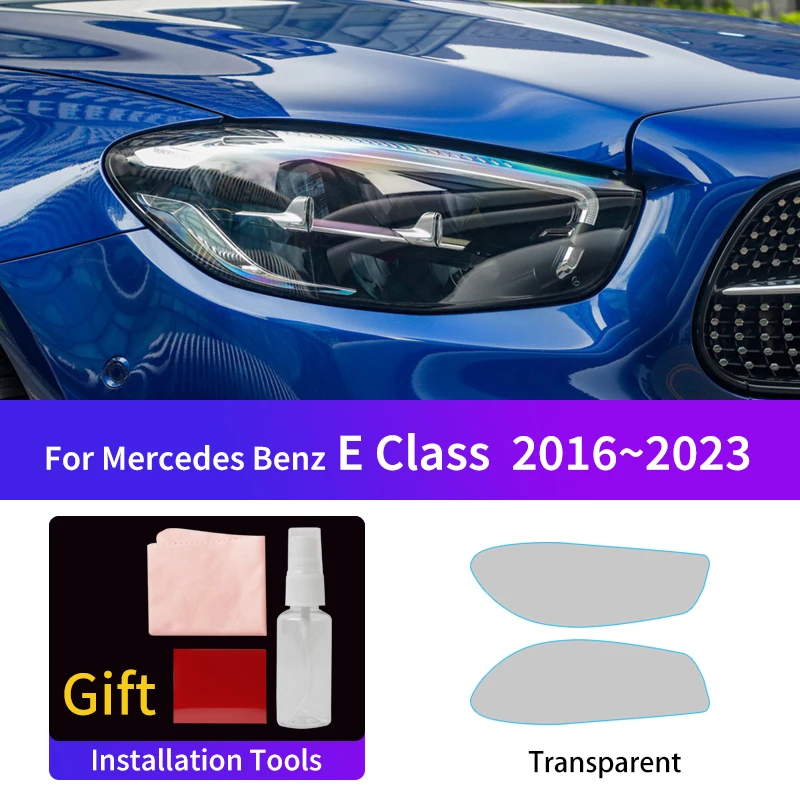 Suitable for E Class 2016~2023 car headlight fog tail light film,Color changing film protective stickers
Suitable for E Class 2016~2023 car headlight fog tail light film,Color changing film protective stickers