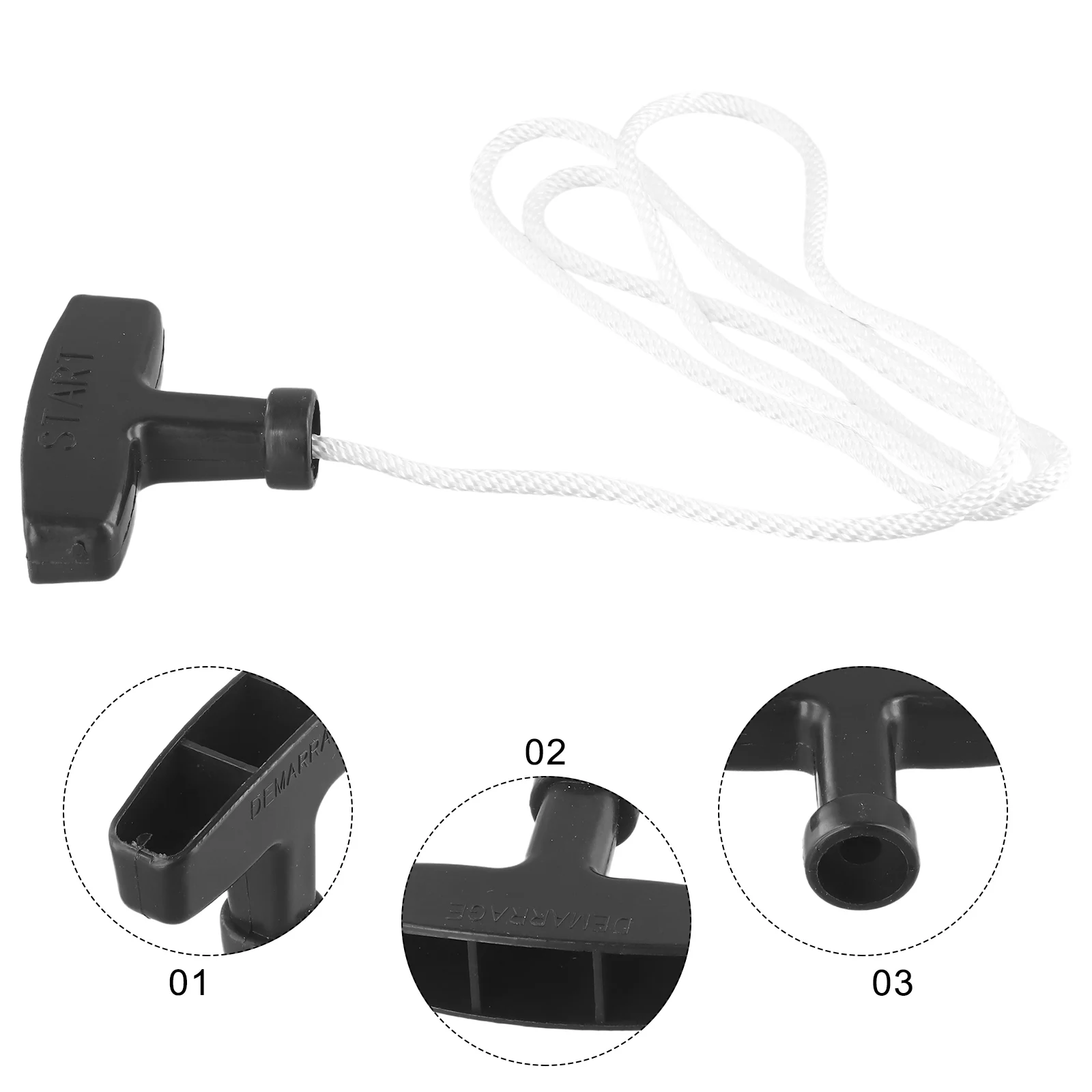 Lawnmowerser Cord Line Rope With Pull Handle For Petrol Garden Trimmer Tools Power Tool Universal Spare Parts
Lawnmowerser Cord Line Rope With Pull Handle For Petrol Garden Trimmer Tools Power Tool Universal Spare Parts