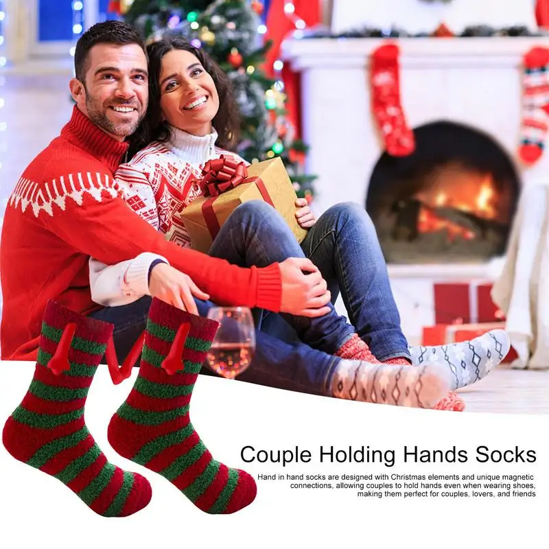 Cute Christmas Magnetic Socks For Women Men Friendship Couple Funny Creative Cartoon Hand In Hand Mid Tube Pure Cotton Stocking
Cute Christmas Magnetic Socks For Women Men Friendship Couple Funny Creative Cartoon Hand In Hand Mid Tube Pure Cotton Stocking