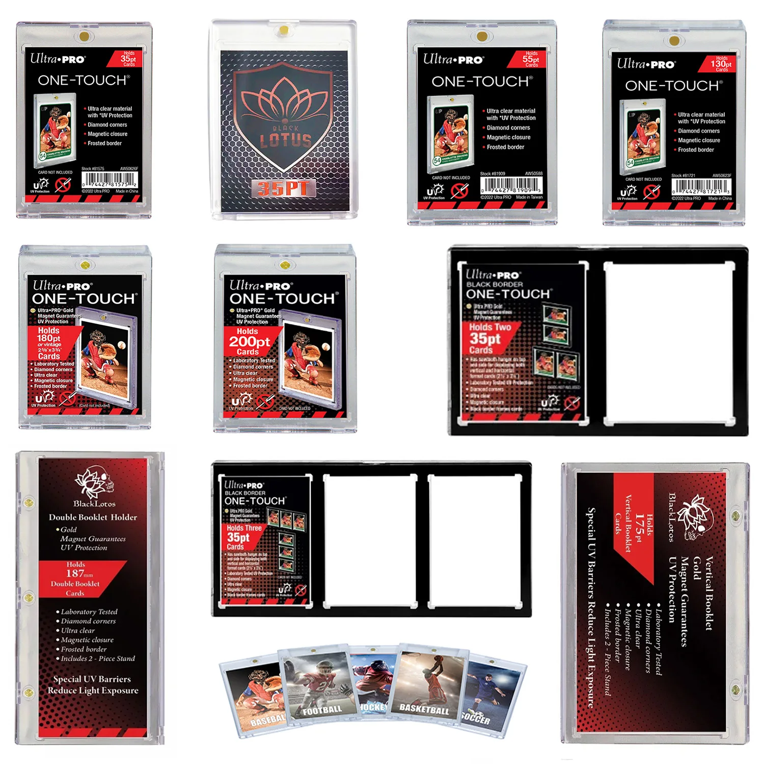 Original Ultra Pro Card Magnet Bricks Football/Tobacco/Baseball Cards Book Holder Magic TCG Protector Showcase Top Loader
Original Ultra Pro Card Magnet Bricks Football/Tobacco/Baseball Cards Book Holder Magic TCG Protector Showcase Top Loader