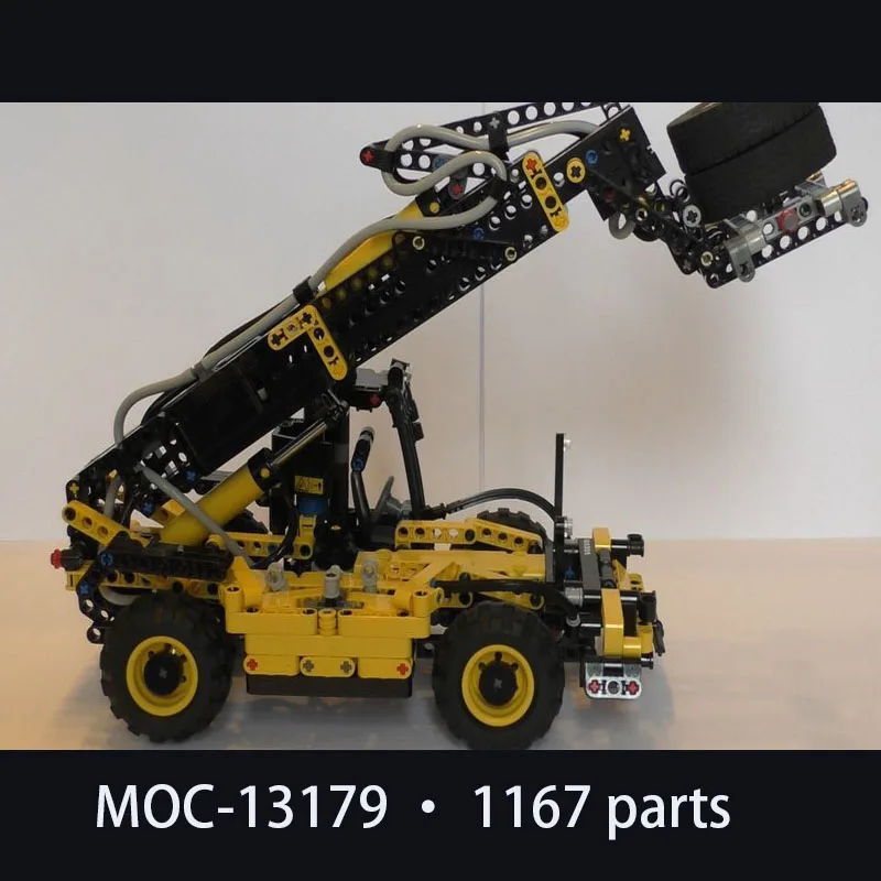 42053 model-C Telehandler Power Building Blocks for Adults Pneumatic Telescopic Forklift High-tech Car Toys 1167 pcs and 803 pcs
42053 model-C Telehandler Power Building Blocks for Adults Pneumatic Telescopic Forklift High-tech Car Toys 1167 pcs and 803 pcs
