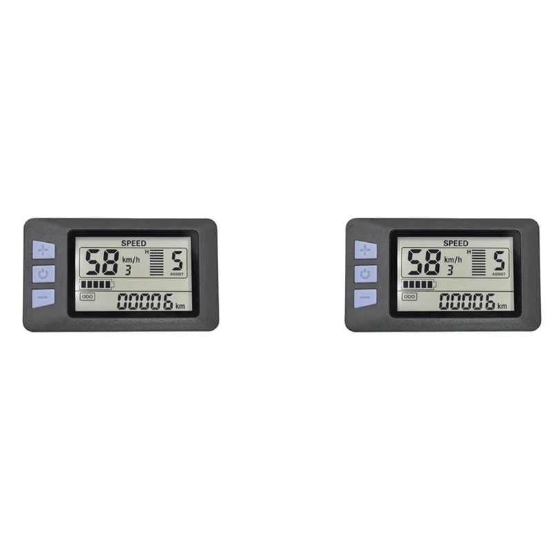 2X P3H LCD Display Meter Dashboard 24V 36V 48V 60V Electric Bike Meter Display Panel For Electric Scooter(6PIN)
2X P3H LCD Display Meter Dashboard 24V 36V 48V 60V Electric Bike Meter Display Panel For Electric Scooter(6PIN)