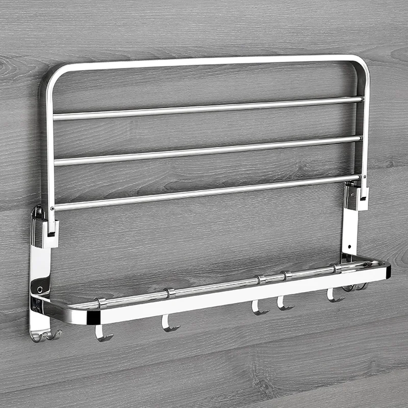 Folding Movable Bath Towel Shelf Stainless Steel Polished Bathroom Towel Rack Holder Storage Shelf Hook Accessories WF
Folding Movable Bath Towel Shelf Stainless Steel Polished Bathroom Towel Rack Holder Storage Shelf Hook Accessories WF