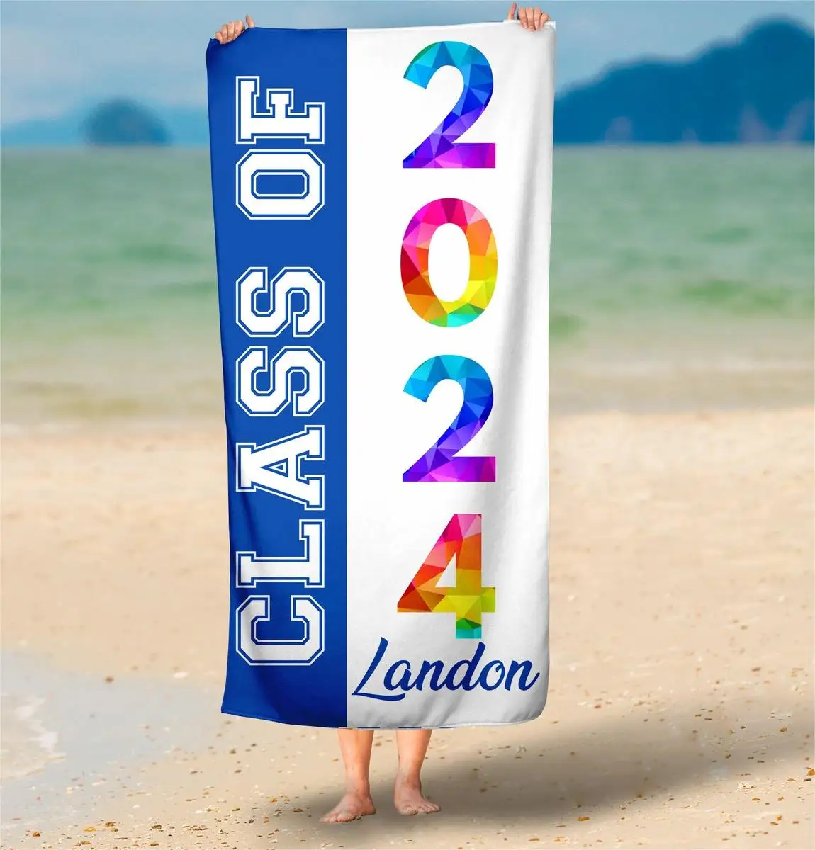2024 Graduation Name Custom Beach Towel Class of 2024 Towel College Graduation High School Graduation Bathing Towel Senior Gift
2024 Graduation Name Custom Beach Towel Class of 2024 Towel College Graduation High School Graduation Bathing Towel Senior Gift