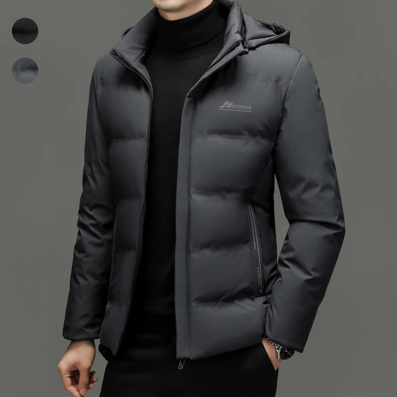 Men's Cotton-padded Coat with Detachable Hood Thick Warm Outerwear Solid Casual Top Youthful Fashionable Stand Collar Business
Men's Cotton-padded Coat with Detachable Hood Thick Warm Outerwear Solid Casual Top Youthful Fashionable Stand Collar Business