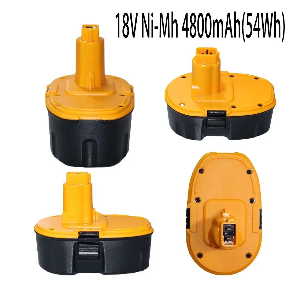 18V4800mAh Ni-MH Power Tool for Dewalt DC9096 DE9039 DE9095 DW9098 DE9503 DW9096 Replacement Battery
18V4800mAh Ni-MH Power Tool for Dewalt DC9096 DE9039 DE9095 DW9098 DE9503 DW9096 Replacement Battery