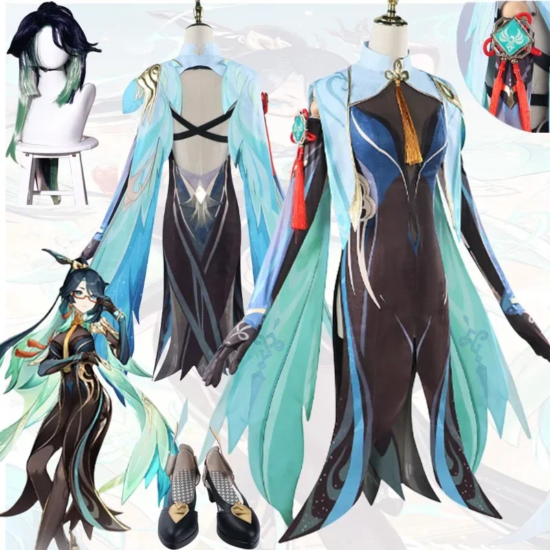 Xianyun Cosplay Costume Game Genshin Impact Cloud Retainer Full Set Outfit Role Play Christmas Halloween Uniform Women Cos Dress
Xianyun Cosplay Costume Game Genshin Impact Cloud Retainer Full Set Outfit Role Play Christmas Halloween Uniform Women Cos Dress