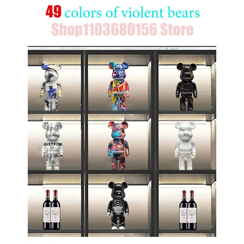 Multi color violent bear office decorations, bear brick sculptures, bear living room decorations, desk decorations, gifts
Multi color violent bear office decorations, bear brick sculptures, bear living room decorations, desk decorations, gifts