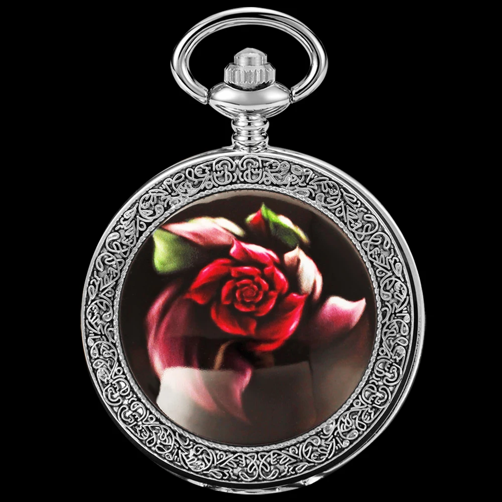 Large Exquisite Rose Pattern Quartz Pocket Watch Vintage Steampunk Men's and Women's Accessories Necklace Waist Chain Clock Gift
Large Exquisite Rose Pattern Quartz Pocket Watch Vintage Steampunk Men's and Women's Accessories Necklace Waist Chain Clock Gift