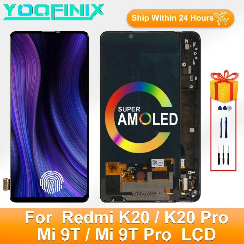 ЖК-дисплей 6 39 дюйма для Xiaomi Mi 9T M1903F10G Pro экран с дигитайзером Redmi K20 LCD M1903F10I запчасти