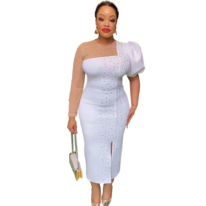 African Dresses For Women 2023 Summer Autumn Africa Clothing Long Sleeve Dress Sexy O-Neck Slim Dress Office Lady Party
African Dresses For Women 2023 Summer Autumn Africa Clothing Long Sleeve Dress Sexy O-Neck Slim Dress Office Lady Party
