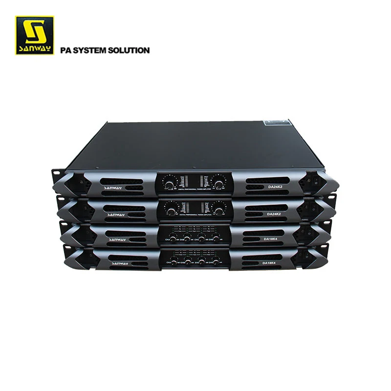 DA24K2 2CH 12600W Class D 1U профессиональный усилитель звукового оборудования
DA24K2 2CH 12600W Class D 1U профессиональный усилитель звукового оборудования